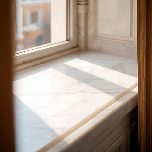 подоконник из мрамора