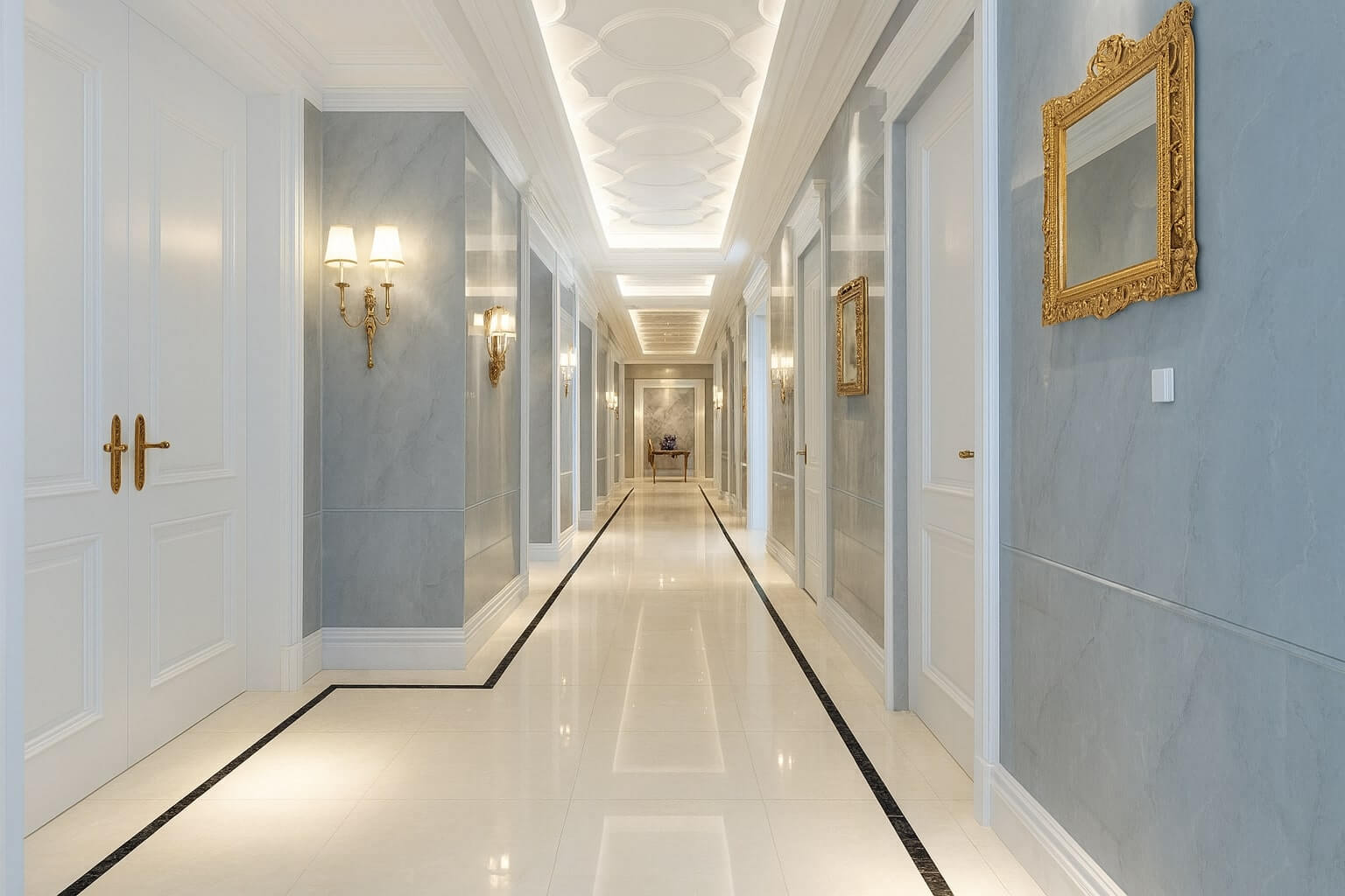 Мрамор Azul Cielo