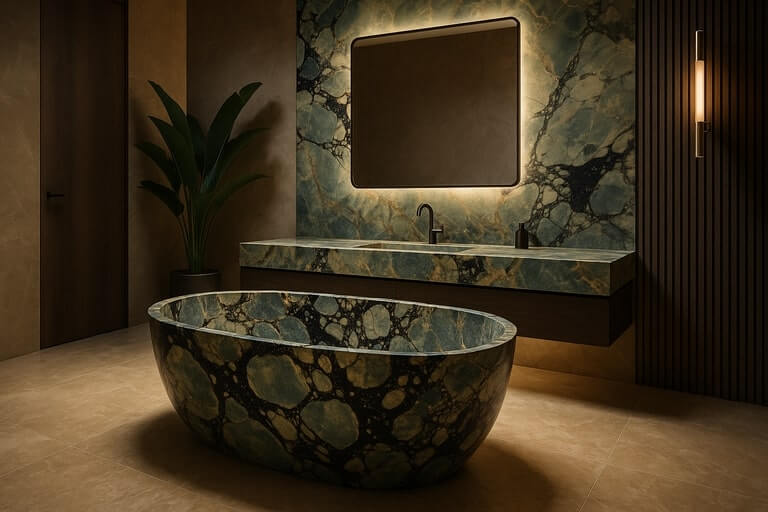 Мрамор Calacatta Viola