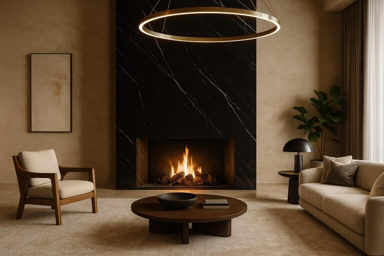 Мрамор Black Marquina