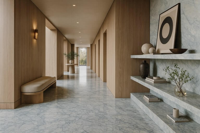 Мрамор Calacatta Cremo