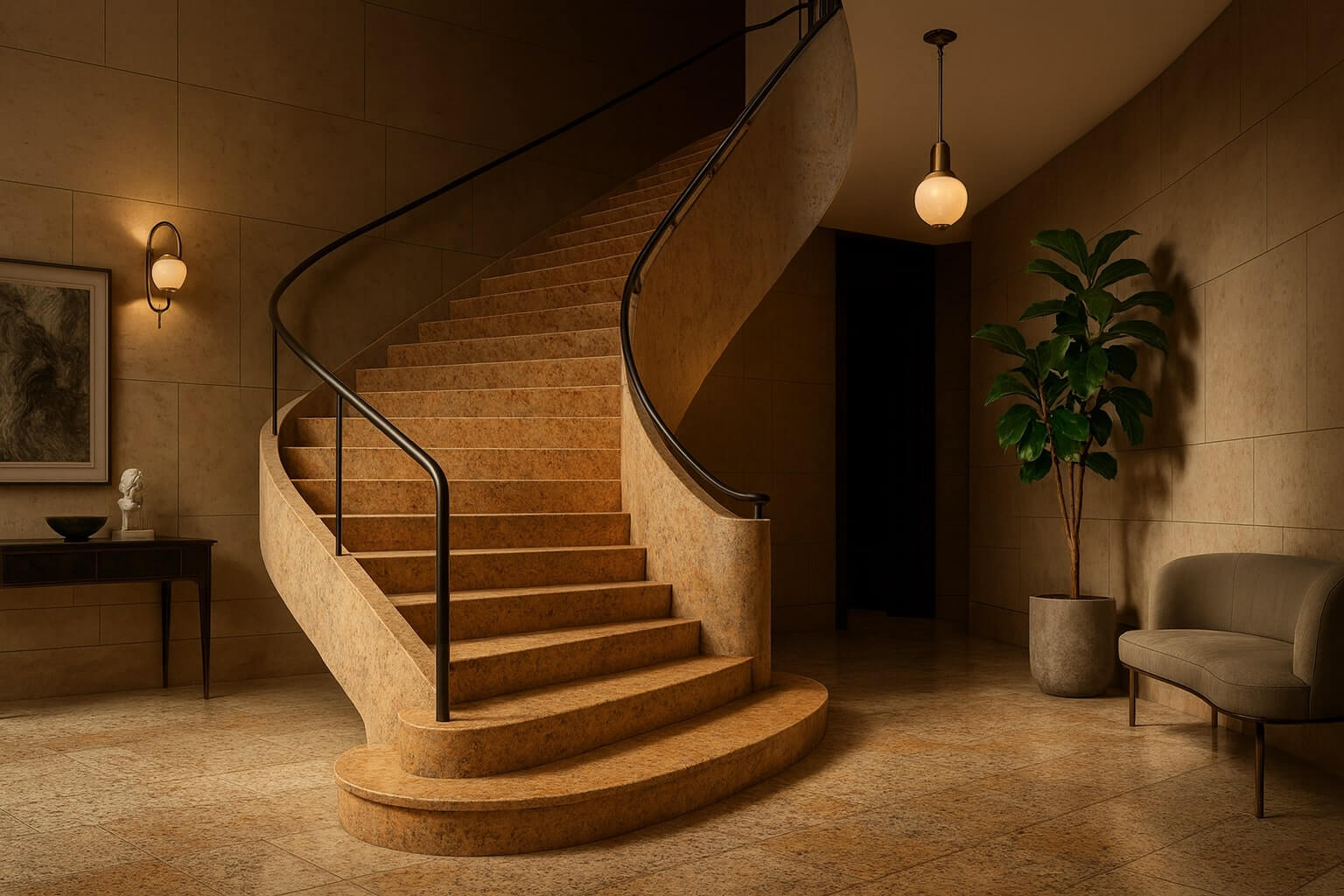 Гранит Ivory Brown