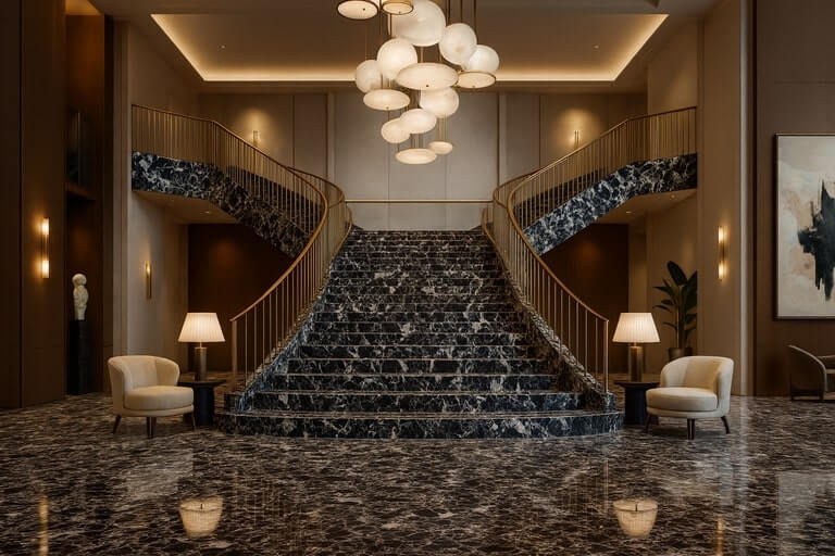 Мрамор Bulgari Black