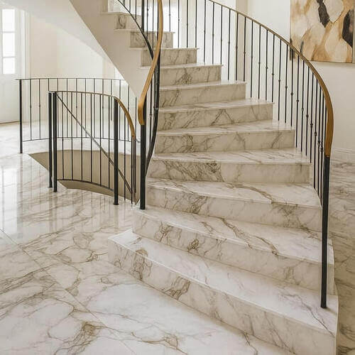 ступени из мрамора