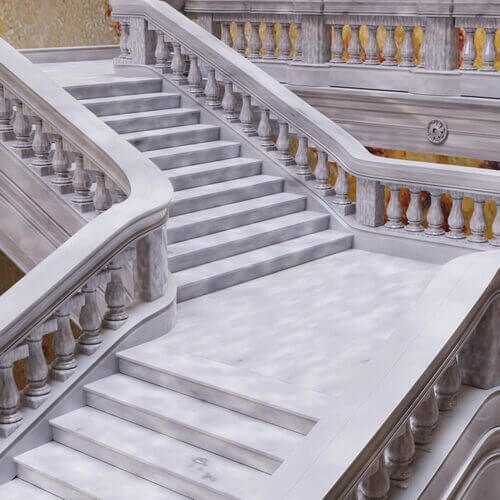 балясины из мрамора