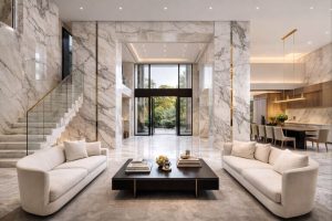 мрамор в интерьере