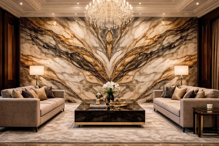 Панно из натурального камня