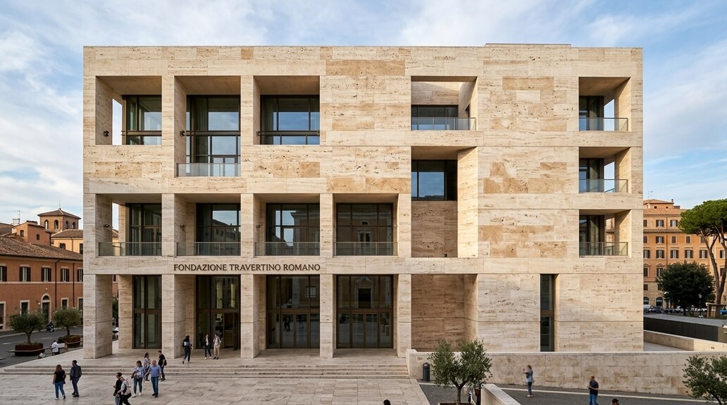 Фасад из натурального камня